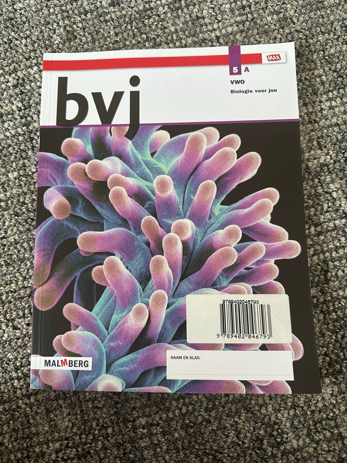 Biologie voor jou 5A VWO - Malmberg, Boeken, Ophalen of Verzenden, Zo goed als nieuw, VWO, Biologie