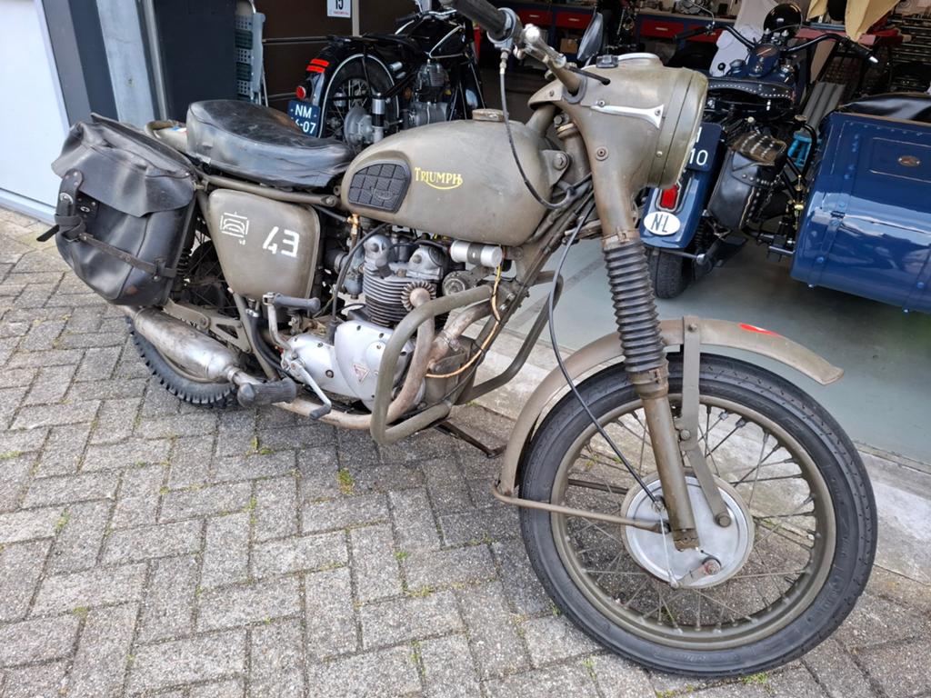 Triumph 3TA 1967 legerfiets, Motoren, Motoren | Oldtimers, Toermotor