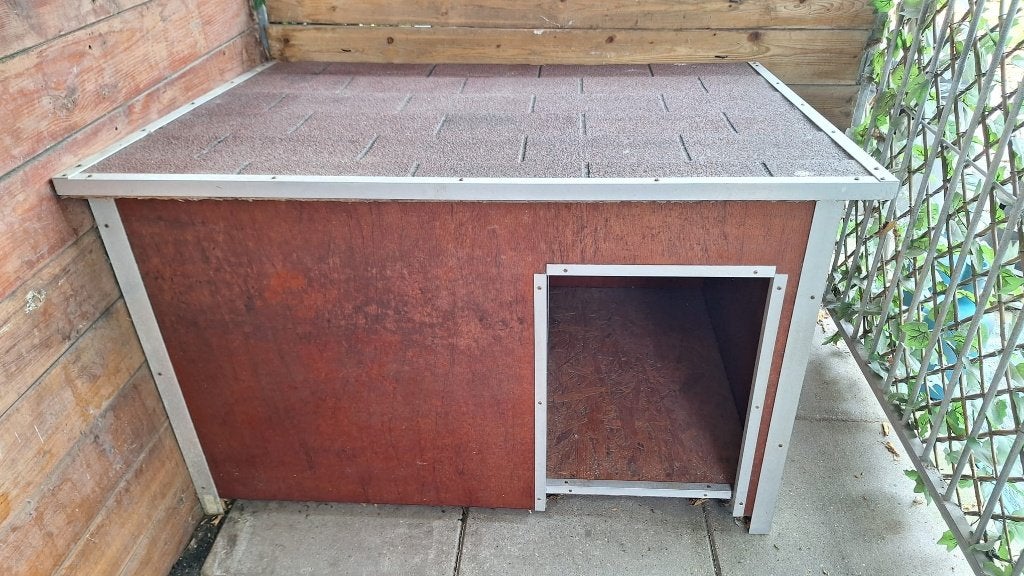 Solide honden(nacht)hok i.z.g.st., Dieren en Toebehoren, Hondenhokken, Ophalen, 110 cm of meer, 65 tot 100 cm, Hondenhok