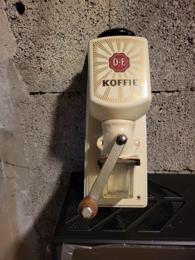 Antieke Douwe Egberts Koffiemolen - Wandmodel, Ophalen of Verzenden