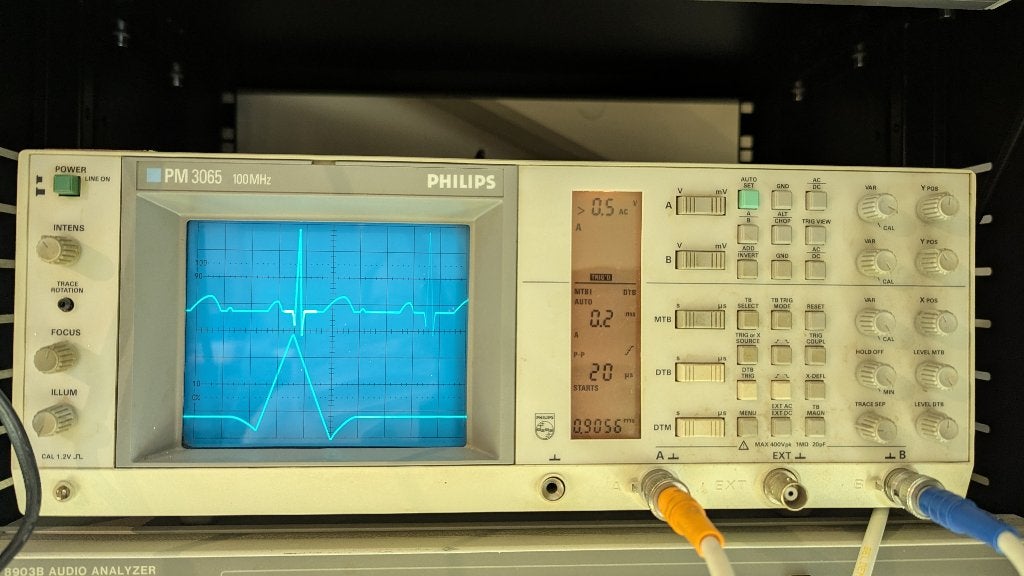 Philips PM 3065 100MHz Oscilloscoop, Ophalen of Verzenden, Gebruikt