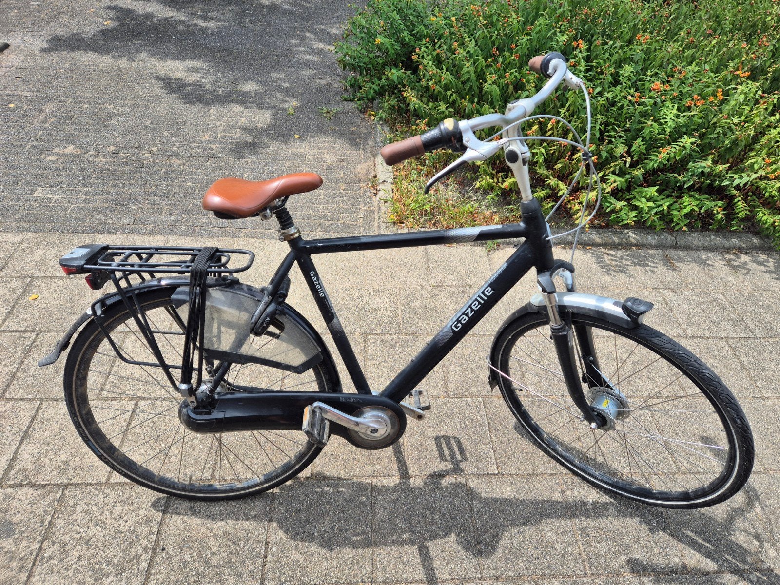 gazellen herenfiets 28inch, Gebruikt, Versnellingen, 53 tot 57 cm, Ophalen