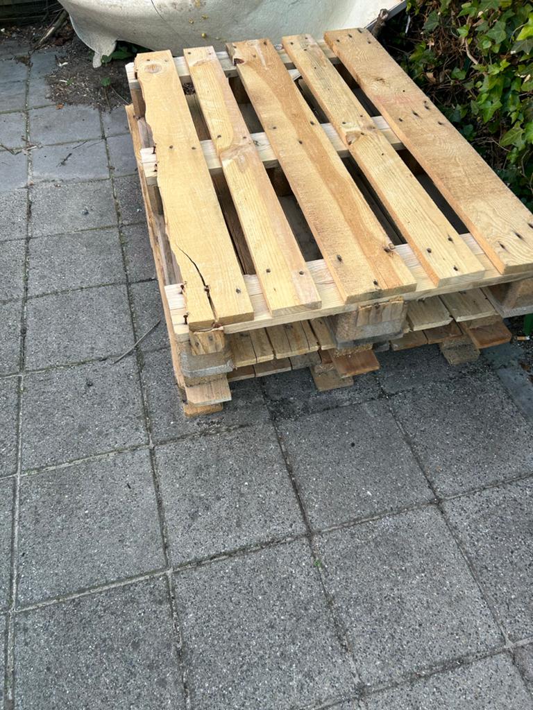 Houten pallets, Doe-het-zelf en Verbouw, Ophalen, Overige houtsoorten, Minder dan 200 cm, Pallet
