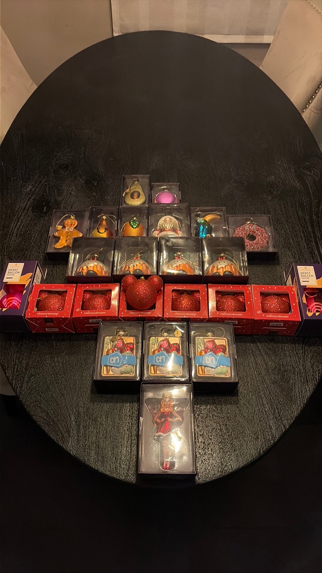 24 kerstballen nieuw, Diversen, Ophalen of Verzenden, Zo goed als nieuw