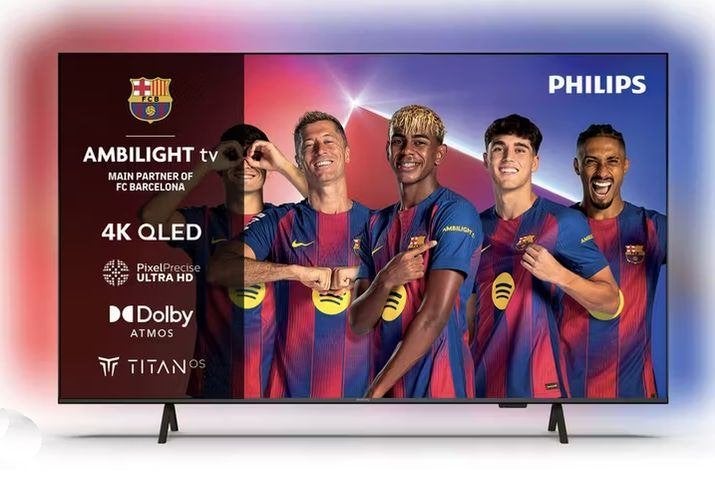 Nieuwe Philips 55 inch QLED UHD 4K Smart tv met ambilight, Philips, QLED, Nieuw, Ophalen of Verzenden
