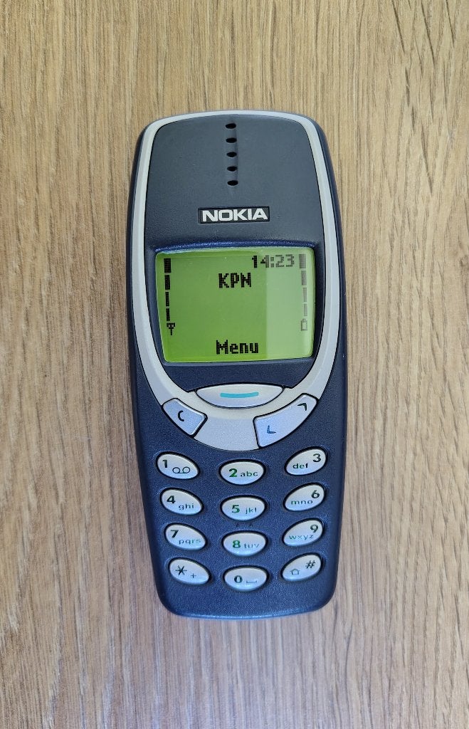 Nokia 3310 mobiele telefoon (werkend), Blauw, Geen camera, Refurbished, Ophalen of Verzenden