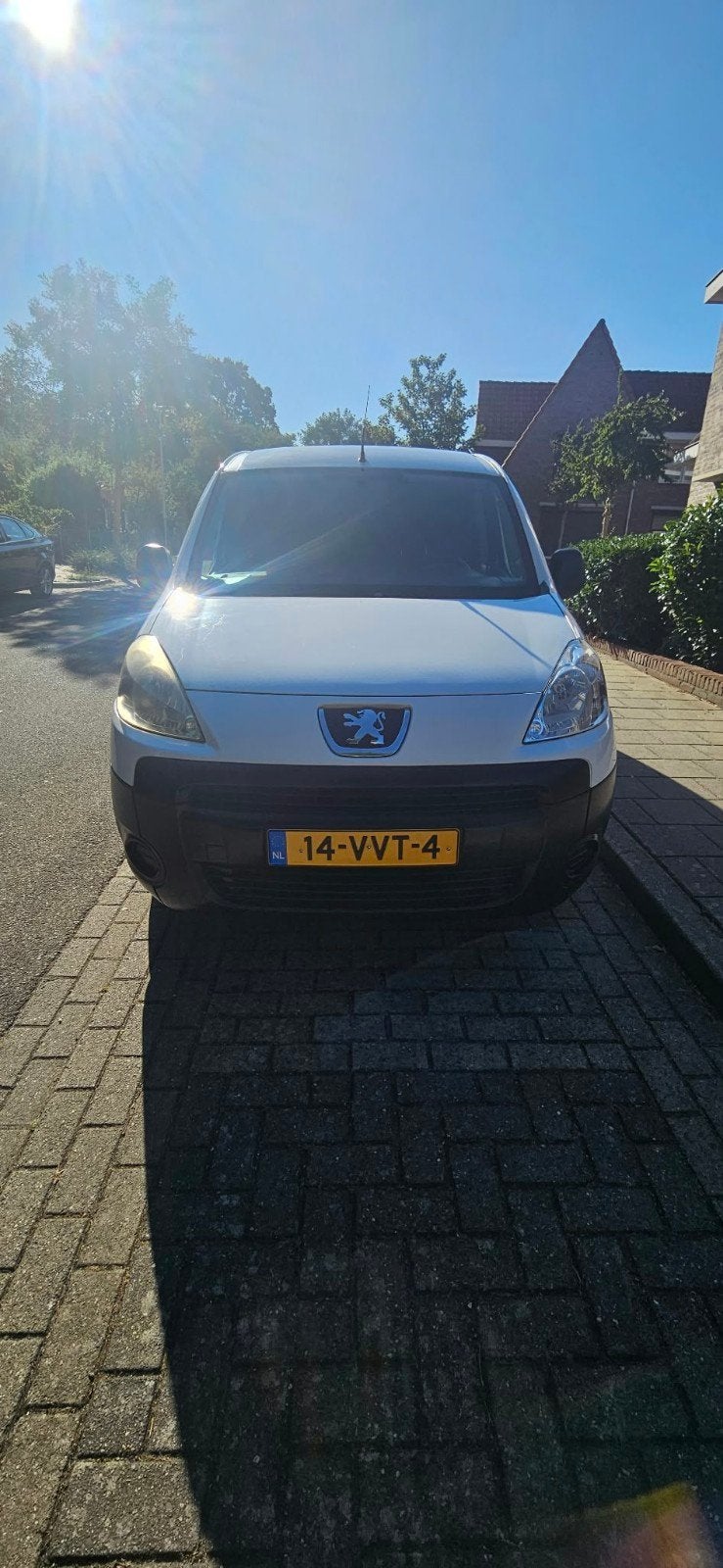 Peugeot Partner 1.6 HDI 55KW 120 L1 2PL 2008 Wit, Auto's, Voorwielaandrijving, 74 pk, 4 cilinders, Wit