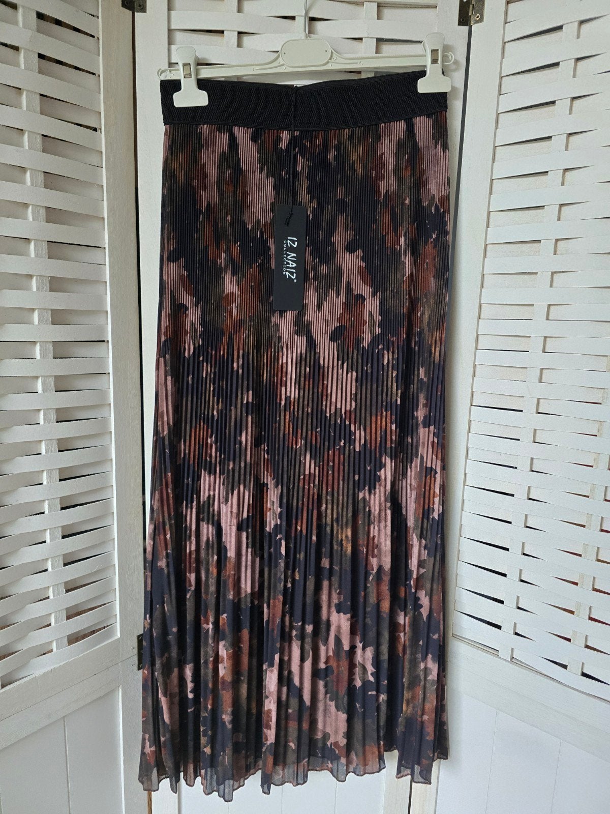 Nieuw iz naiz plisse rok bruin 38 40 42, Kleding | Dames, Rokken, Maat 38/40 (M), Bruin, Nieuw, Ophalen of Verzenden
