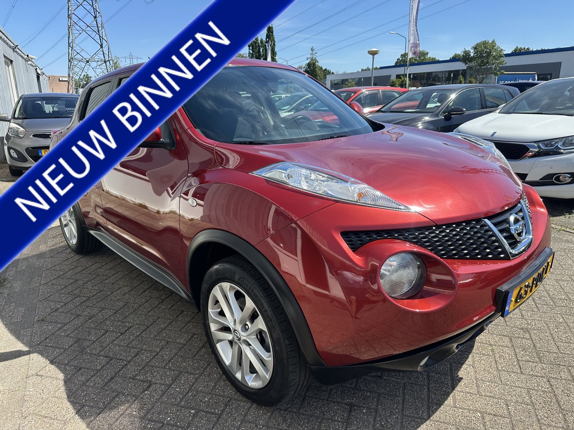 Nissan Juke 1.6 Acenta Eco (bj 2011), Euro 5, Stof, Zwart, 4 cilinders