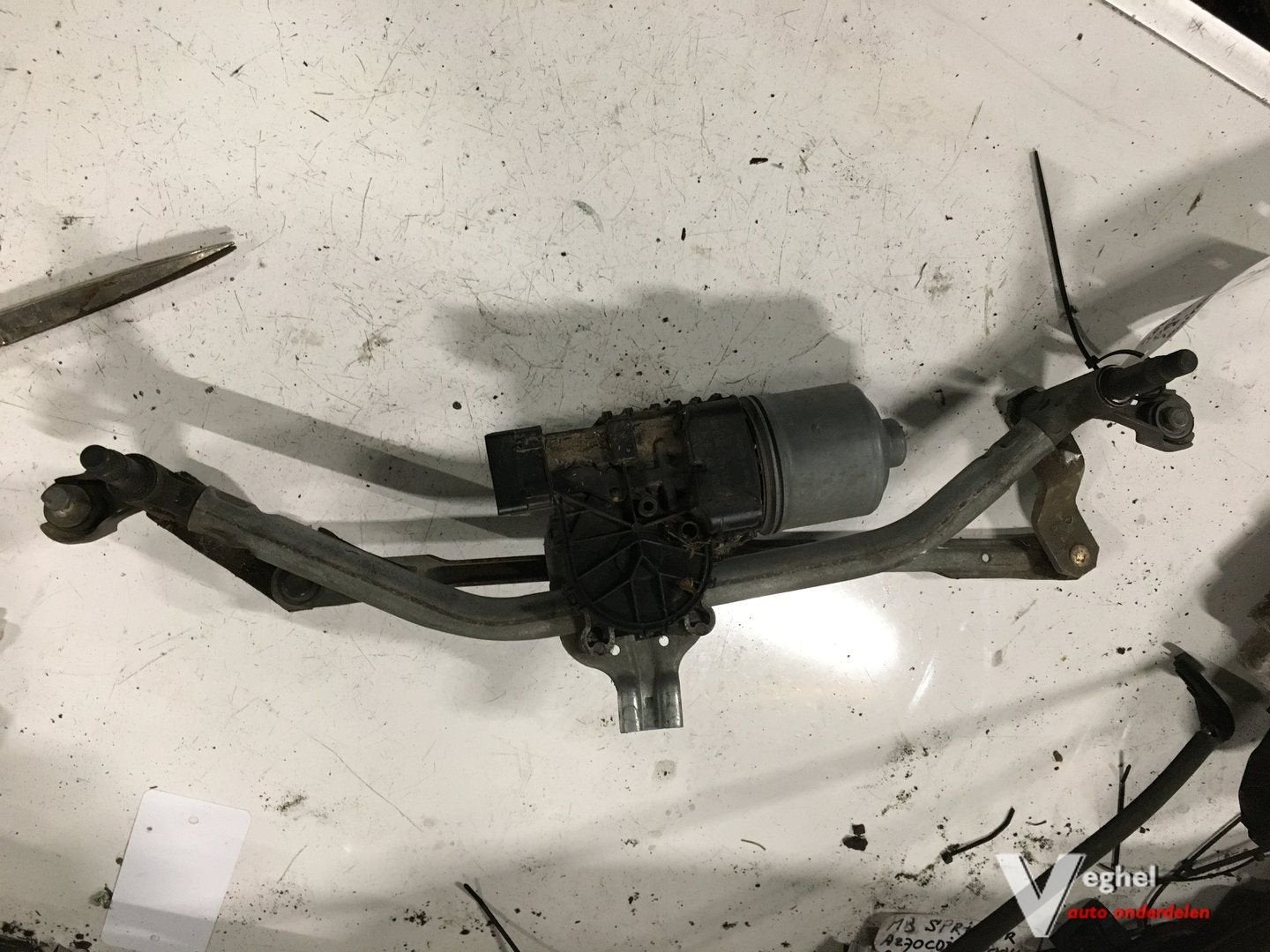Peugeot 207 2008 Ruitenwisser mechaniek met motor, Gebruikt, -, -, Ophalen of Verzenden