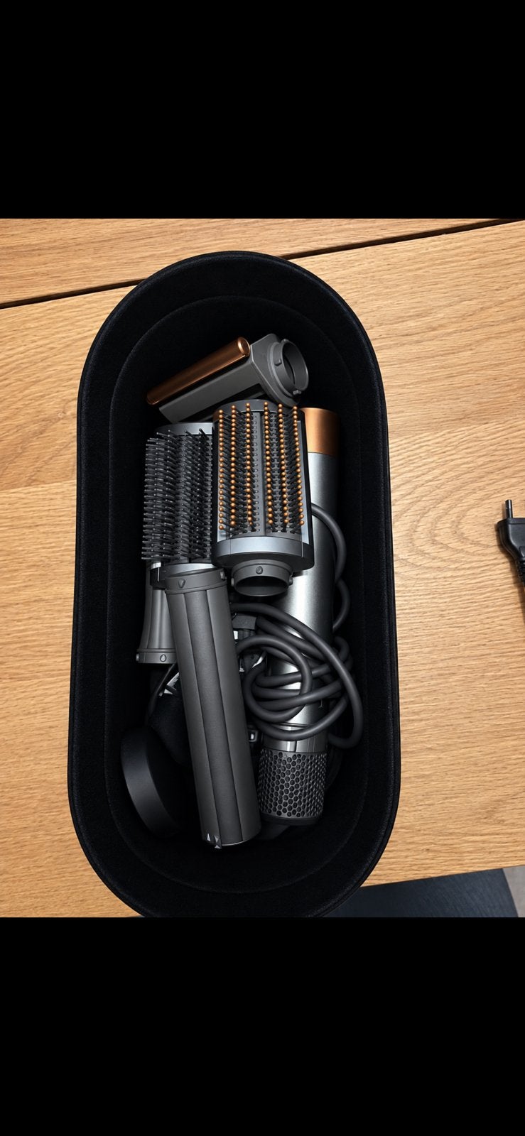 Dyson airwrap, compleet met alle accesoires, Ophalen of Verzenden, Zo goed als nieuw, Föhn of Haardroger