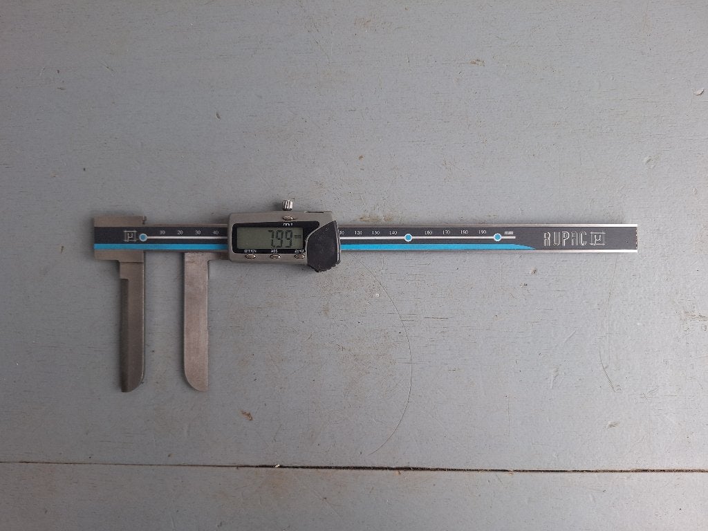 Rupac C2996204 digitale schuifmaat met meskantbekken, Ophalen of Verzenden, Gebruikt