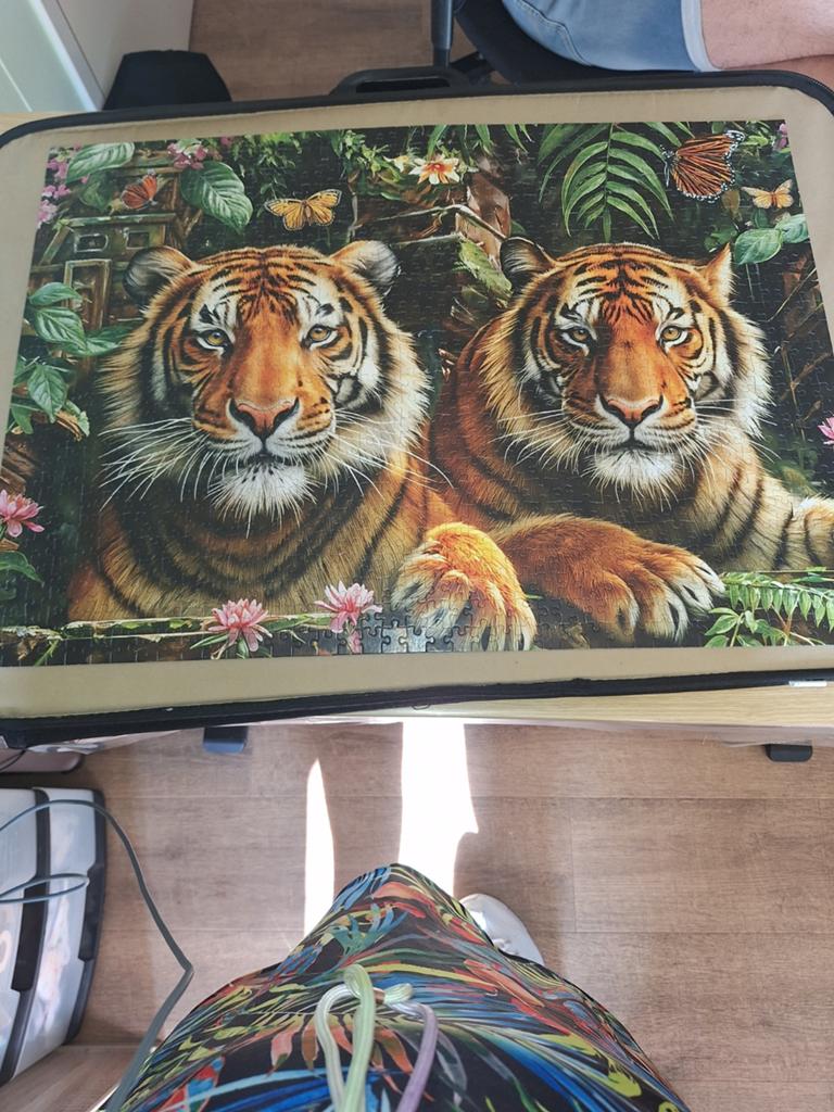 Puzzels 1000 stukjes 1x gemaakt, Hobby en Vrije tijd, Denksport en Puzzels, Ophalen, 500 t/m 1500 stukjes, Zo goed als nieuw