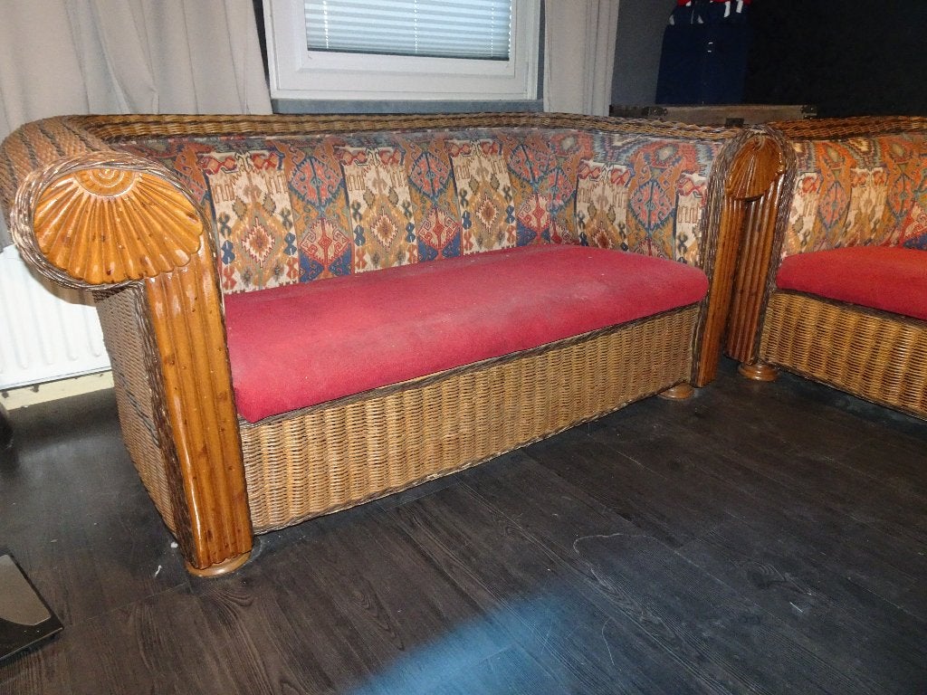 Rotan bankjes voor binnen, Ophalen