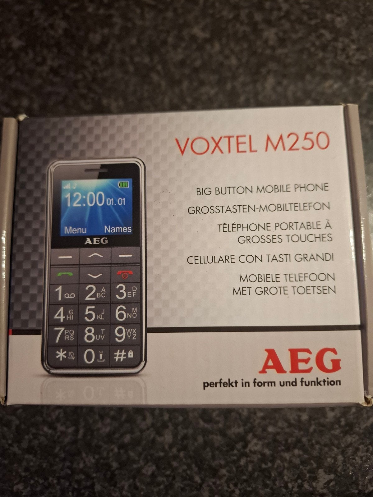 senioren,mobiele telefoon AEG m250, Ophalen, Overige modellen, Geen camera, Zo goed als nieuw