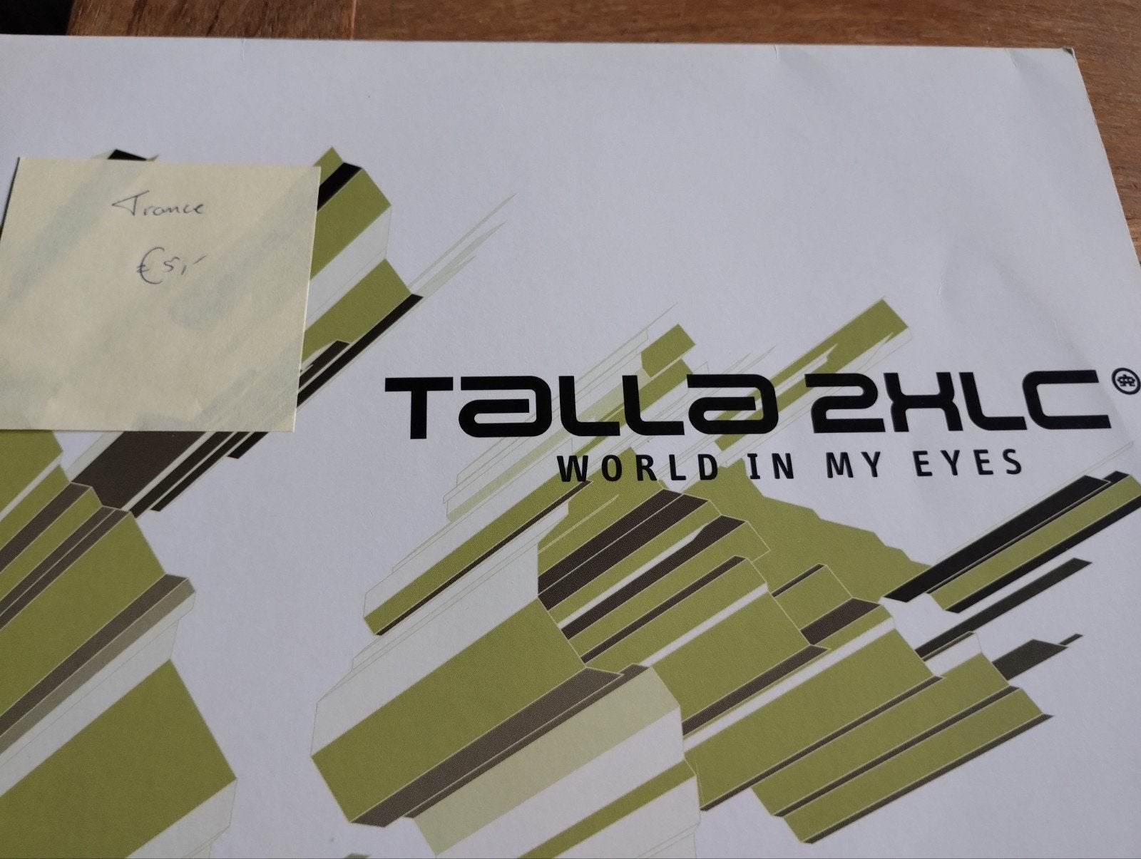 Talla 2XLC - World In My Eyes (Trance 22" vinyl Single), Cd's en Dvd's, Cd's | Dance en House, Ophalen of Verzenden, Gebruikt