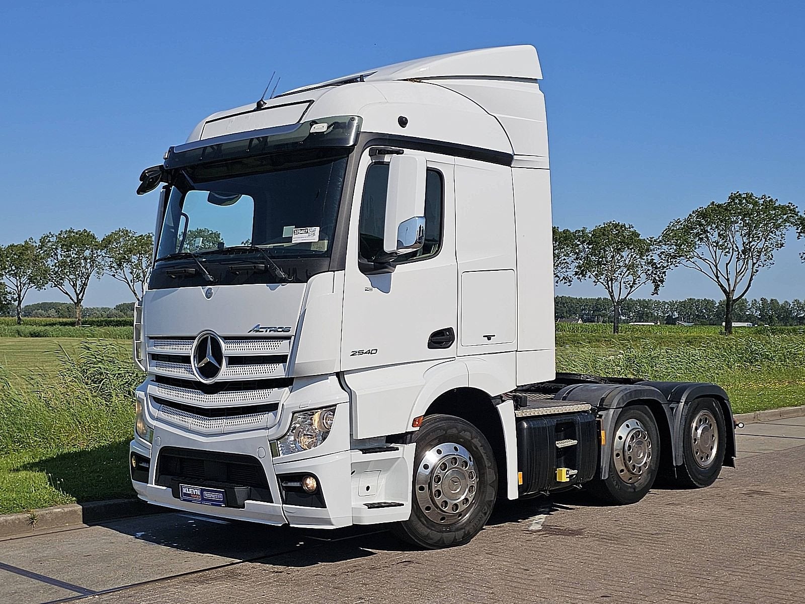 MERCEDES-BENZ ACTROS 2540 6x2, Auto's, Vrachtwagens, Automaat, Euro 6, 394 pk, Wit