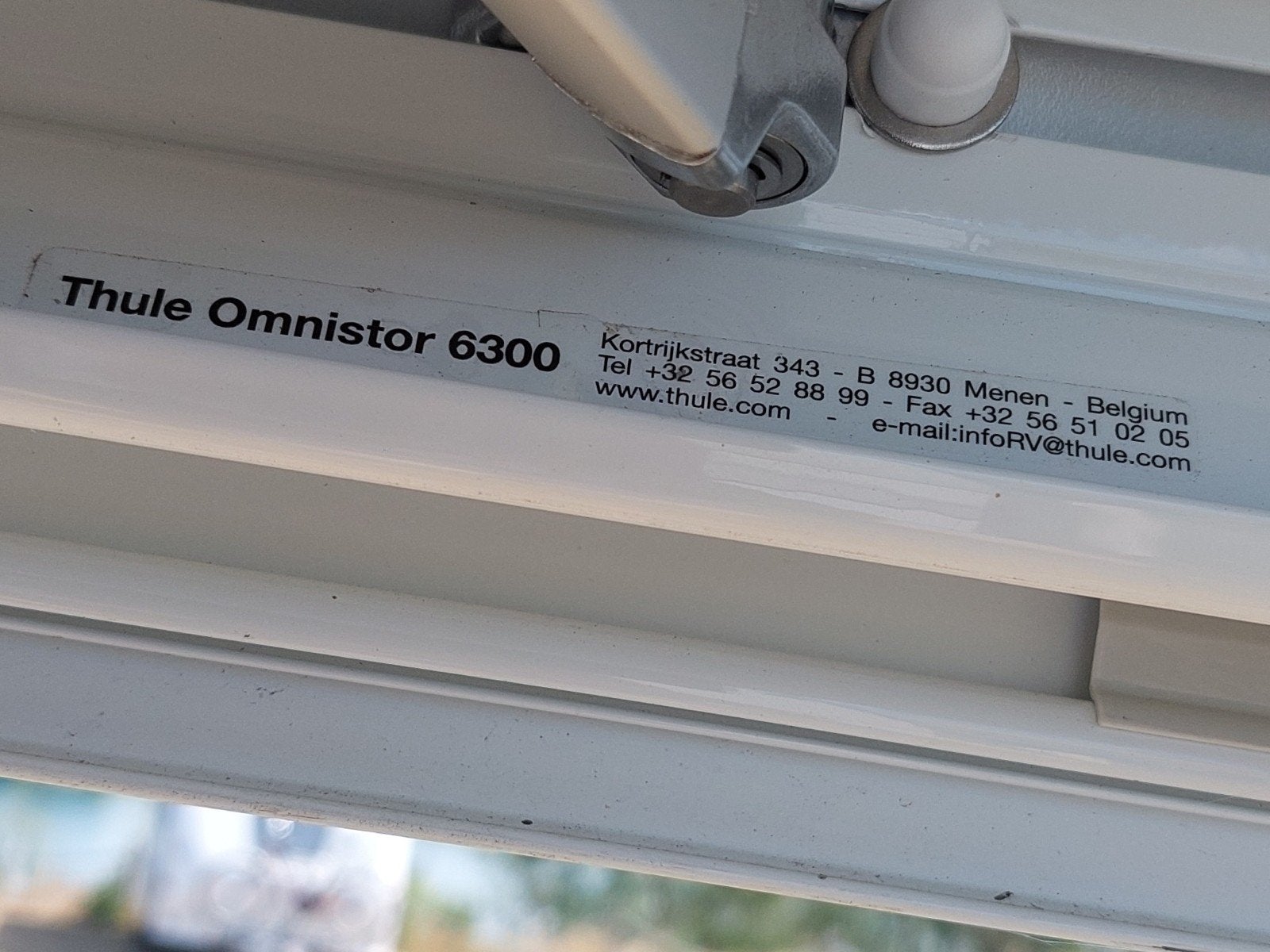 Zonnedek 2.30 mtr voor Thule Omnistor 6300 luifel, Ophalen of Verzenden, Gebruikt