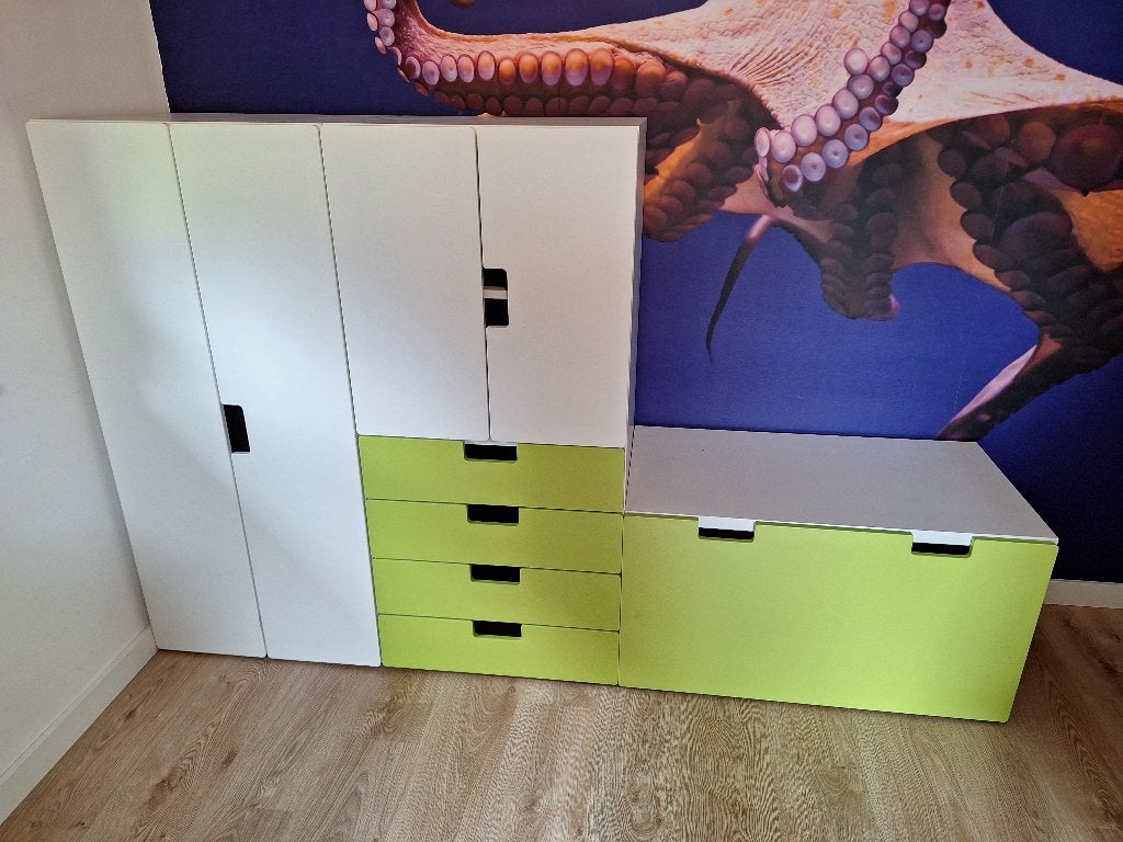 Kledingkast kind IKEA SMASTAD, 100 tot 150 cm, 100 tot 150 cm, IKEA / SMASTAD, Zo goed als nieuw