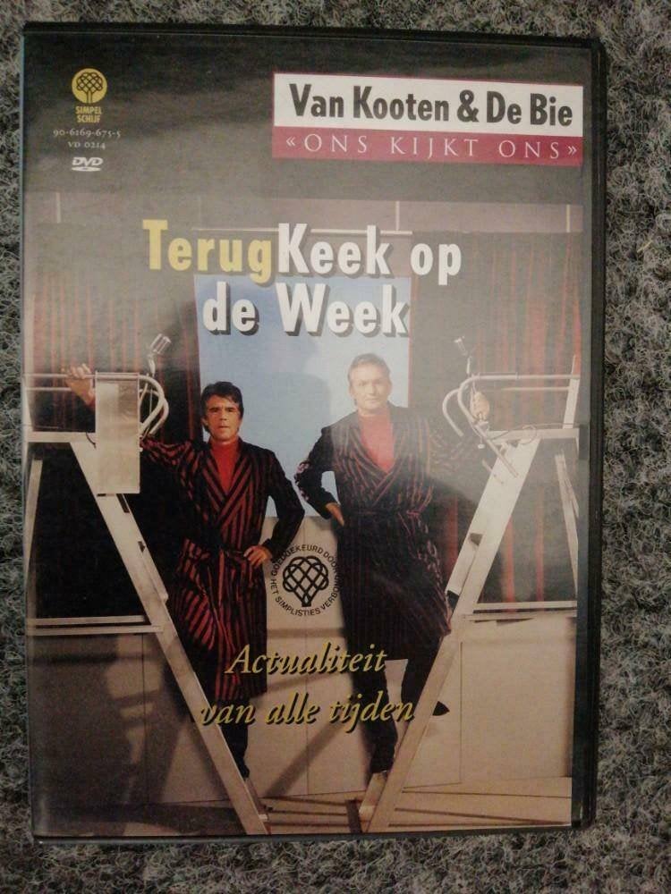 Van Kooten & De Bie - TerugKeek op de Week DVD, Alle leeftijden, Van Kooten & De Bie, Ophalen of Verzenden, Nederlands