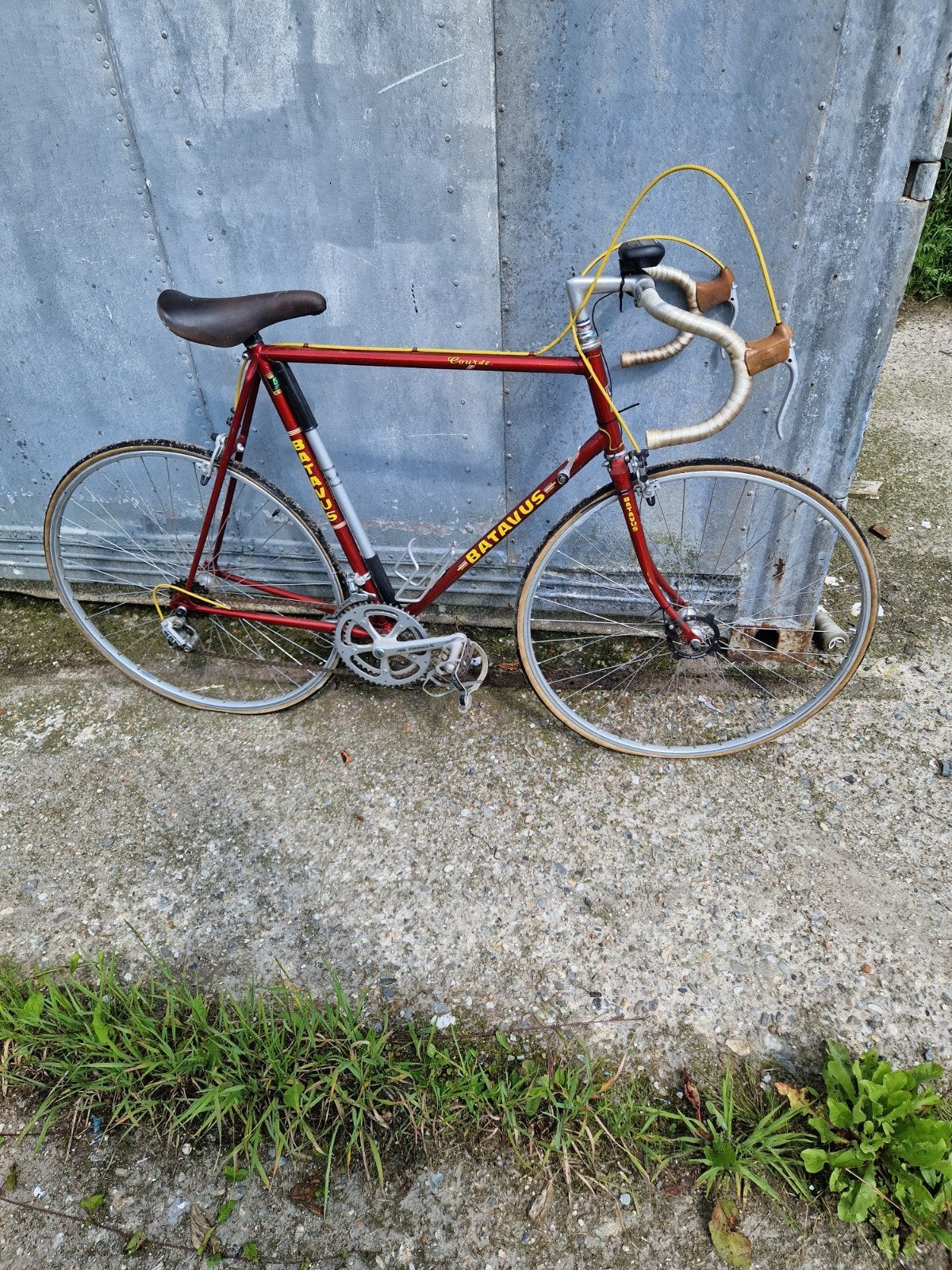 2 batavus course racefietsen vintage nette staat samen €250, Fietsen en Brommers, Ophalen, Batavus, Aluminium, Zo goed als nieuw