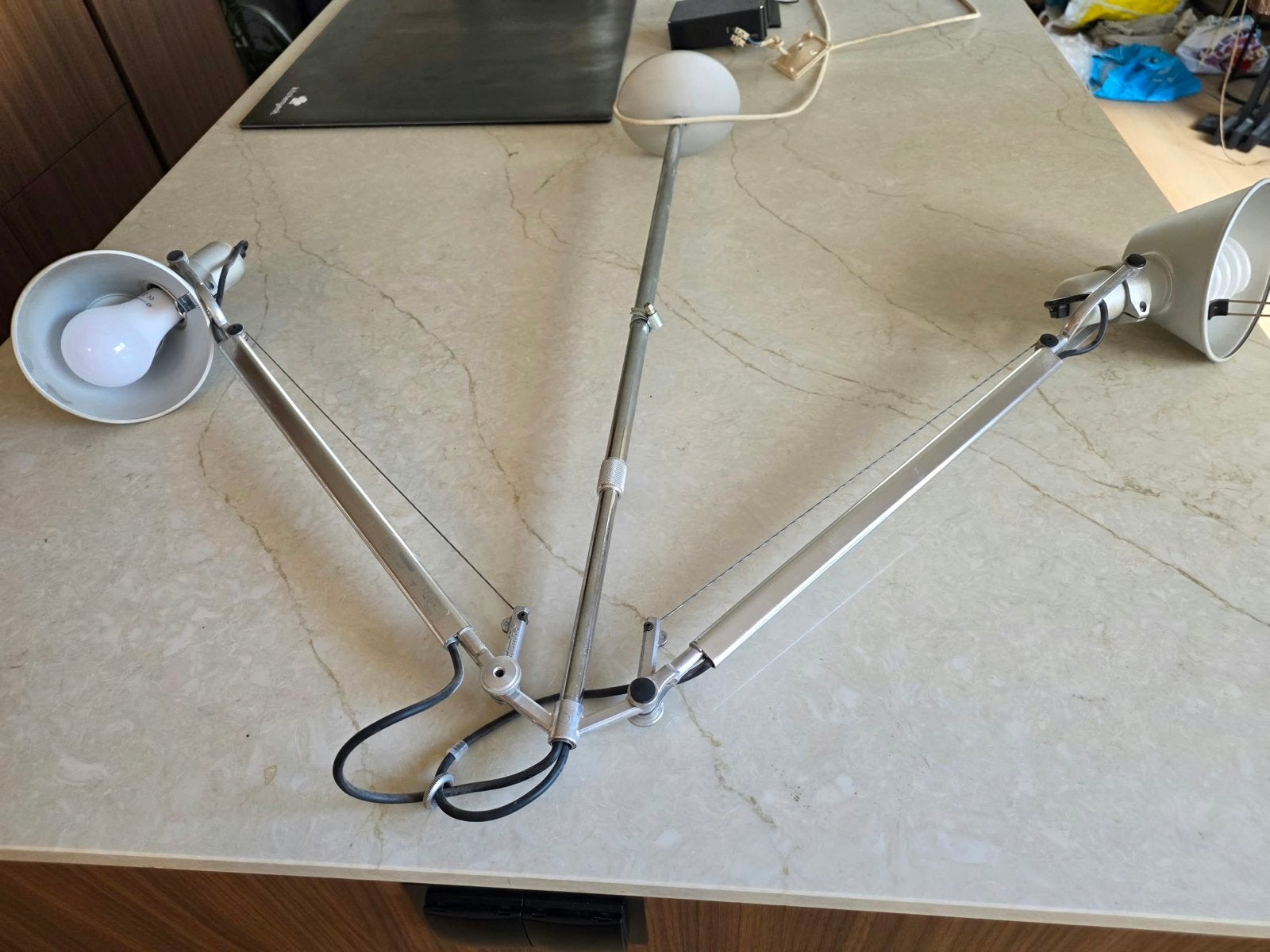 Artemide Tolomeo lamp - Designklassieker, Overige merken, Gebruikt, E27 (groot), Zilver