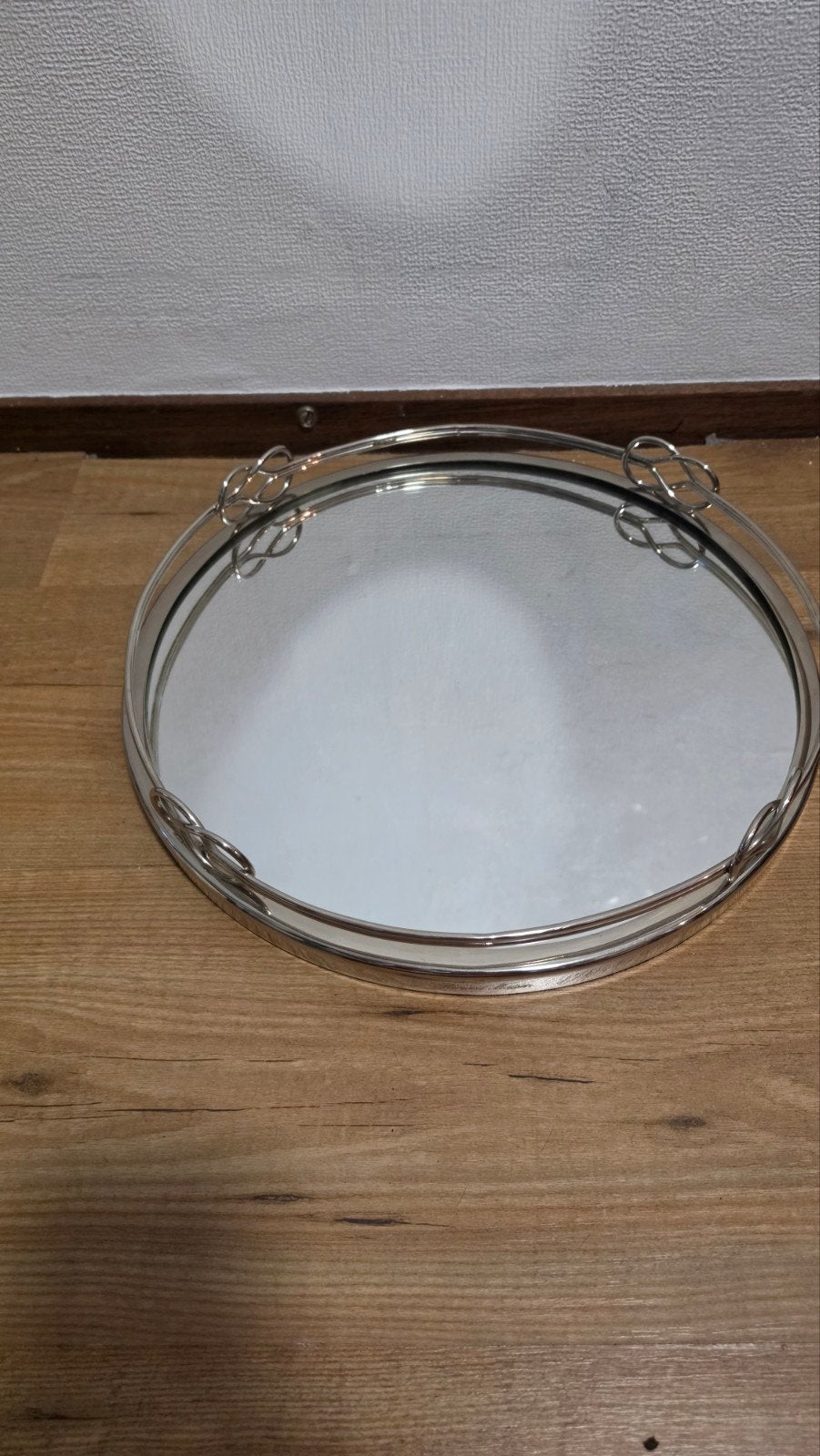 Riviera maison paloma serving tray, Ophalen of Verzenden, Zo goed als nieuw, Rond, Hout
