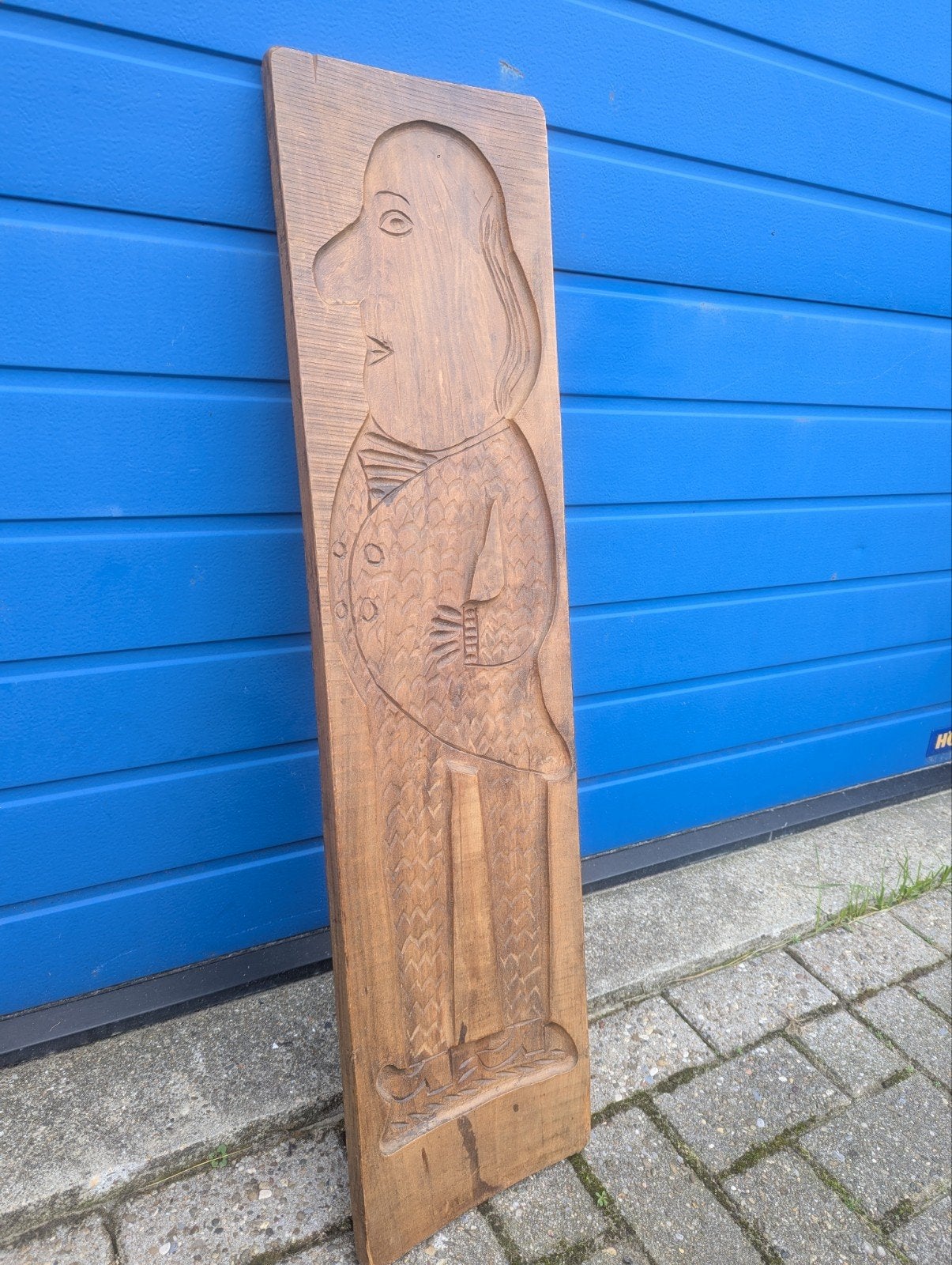 grote oude speculaasplank, Ophalen