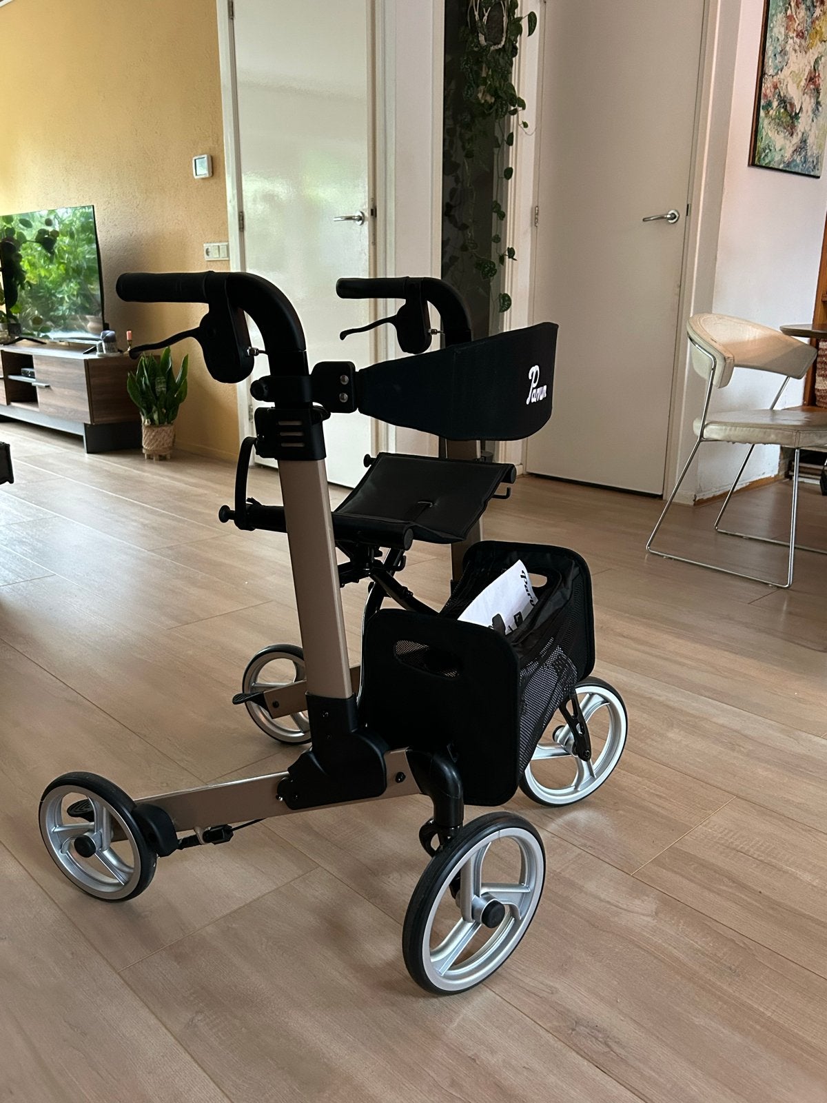Parvum premium lichtgewicht aluminium opvouwbare rollator, Diversen, Ophalen, Lichtgewicht, Nieuw