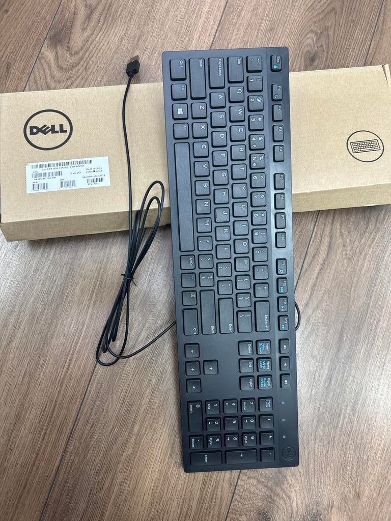 Dell KB216 Bedraad Toetsenbord Qwerty Zwart Nieuw, Computers en Software, Toetsenborden, Ophalen of Verzenden, Qwerty, Nieuw, Bedraad