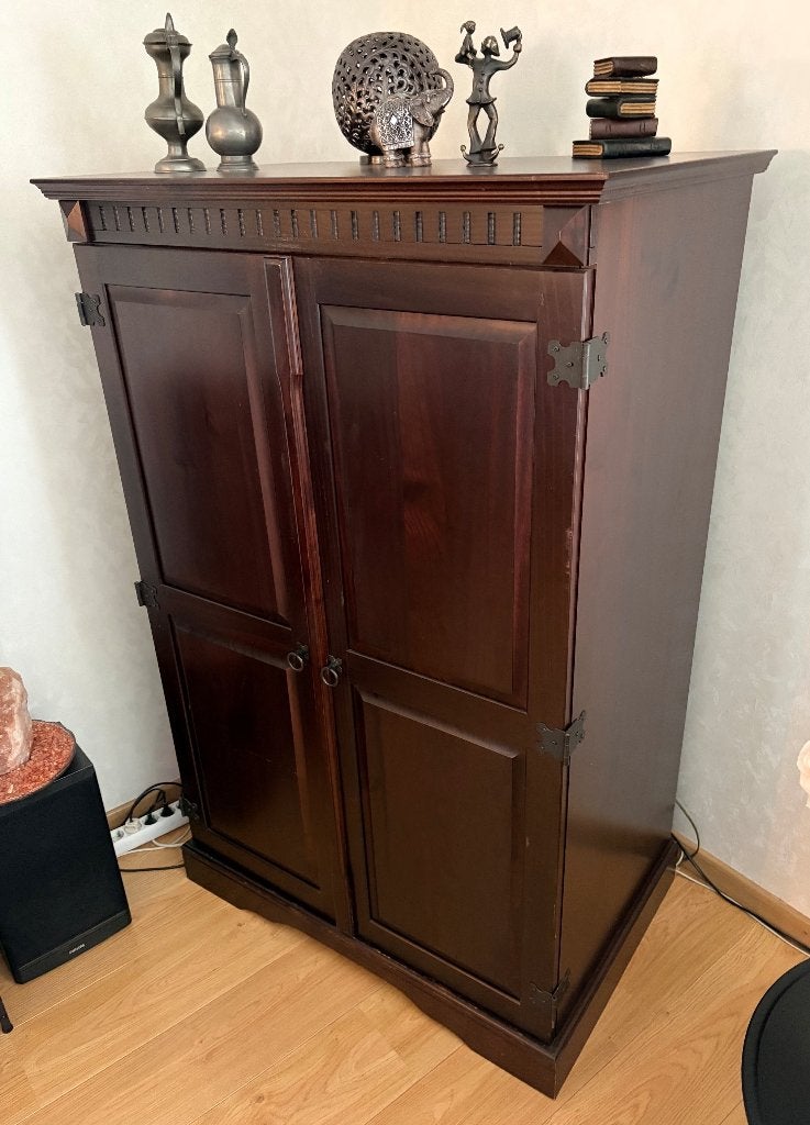Houten computerkast / computermeubel, Huis en Inrichting, Kasten | Computermeubels, Gebruikt, 70 tot 120 cm, 70 tot 120 cm, 40 tot 80 cm