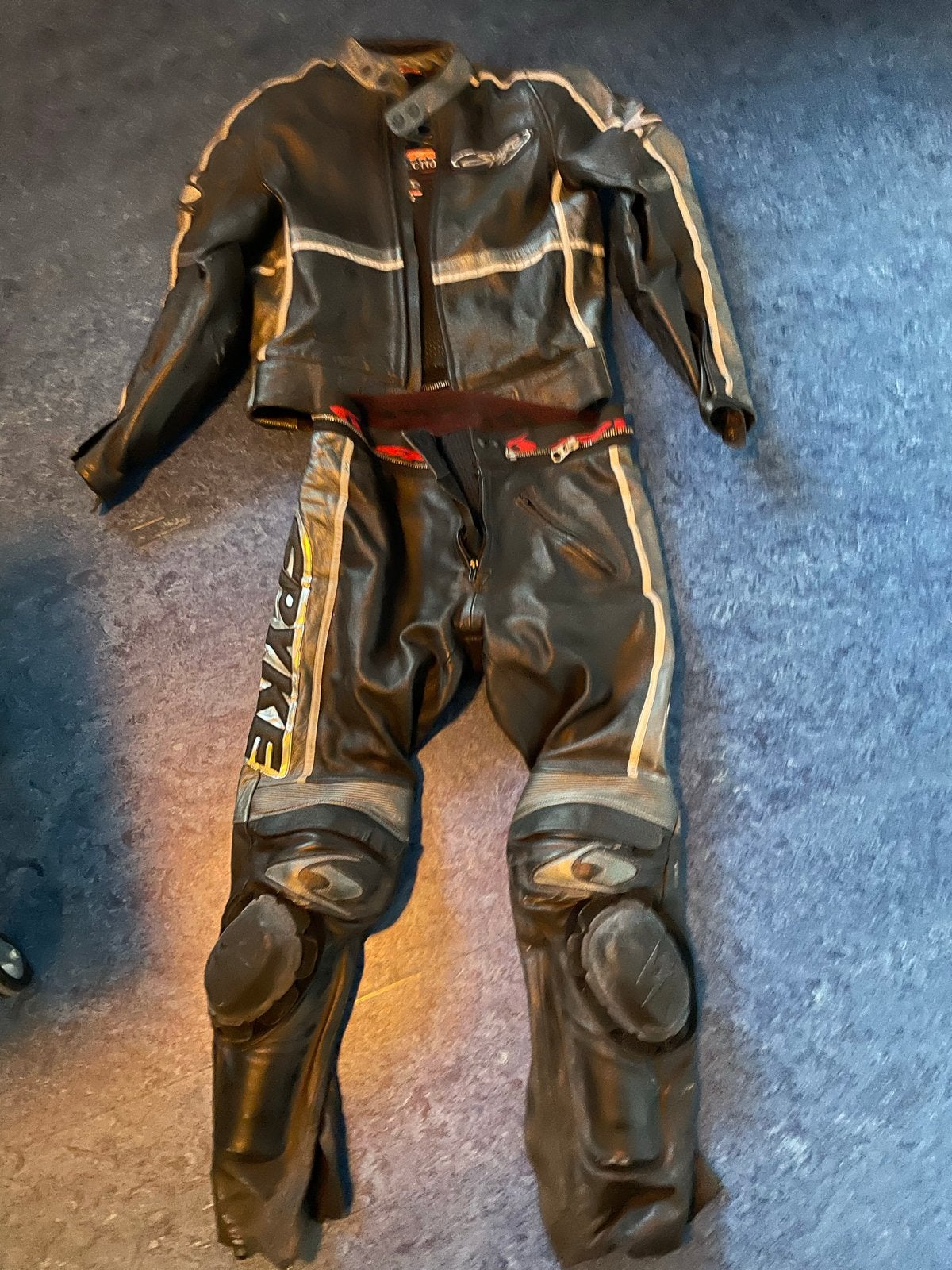 SpYke leren motorcombipak - Maat 52, Ophalen, Tweedehands, Dames, Combipak