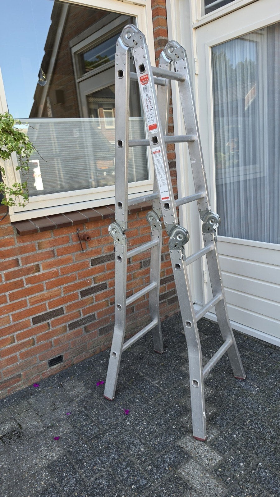 Altrex Varitrex 4x3 reformladder - Opvouwbaar en veelzijdig, Ophalen, Zo goed als nieuw
