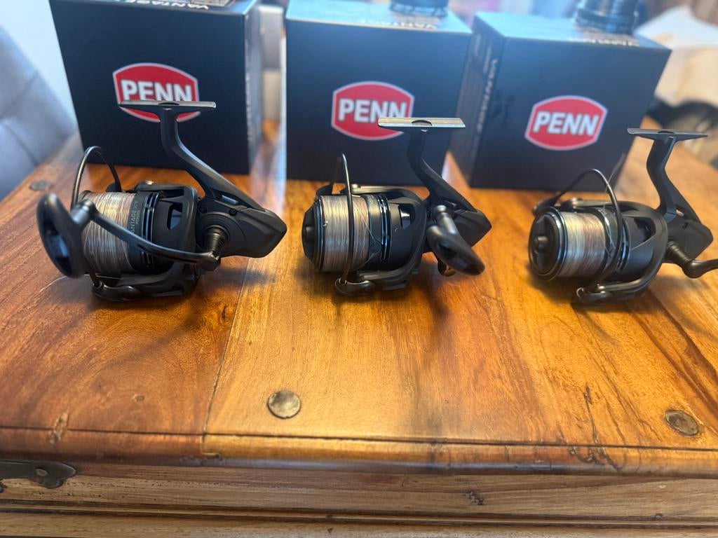 3x Zo goed als nieuwe penn vantage xt7000, Watersport en Boten, Ophalen of Verzenden, Zo goed als nieuw, Molen