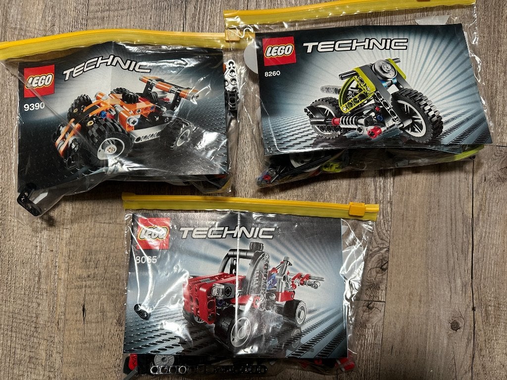 Lego Technic Bundel: 9390, 8260, 8065 (Compleet), Kinderen en Baby's, Speelgoed | Duplo en Lego, Compleet, Lego, Ophalen of Verzenden