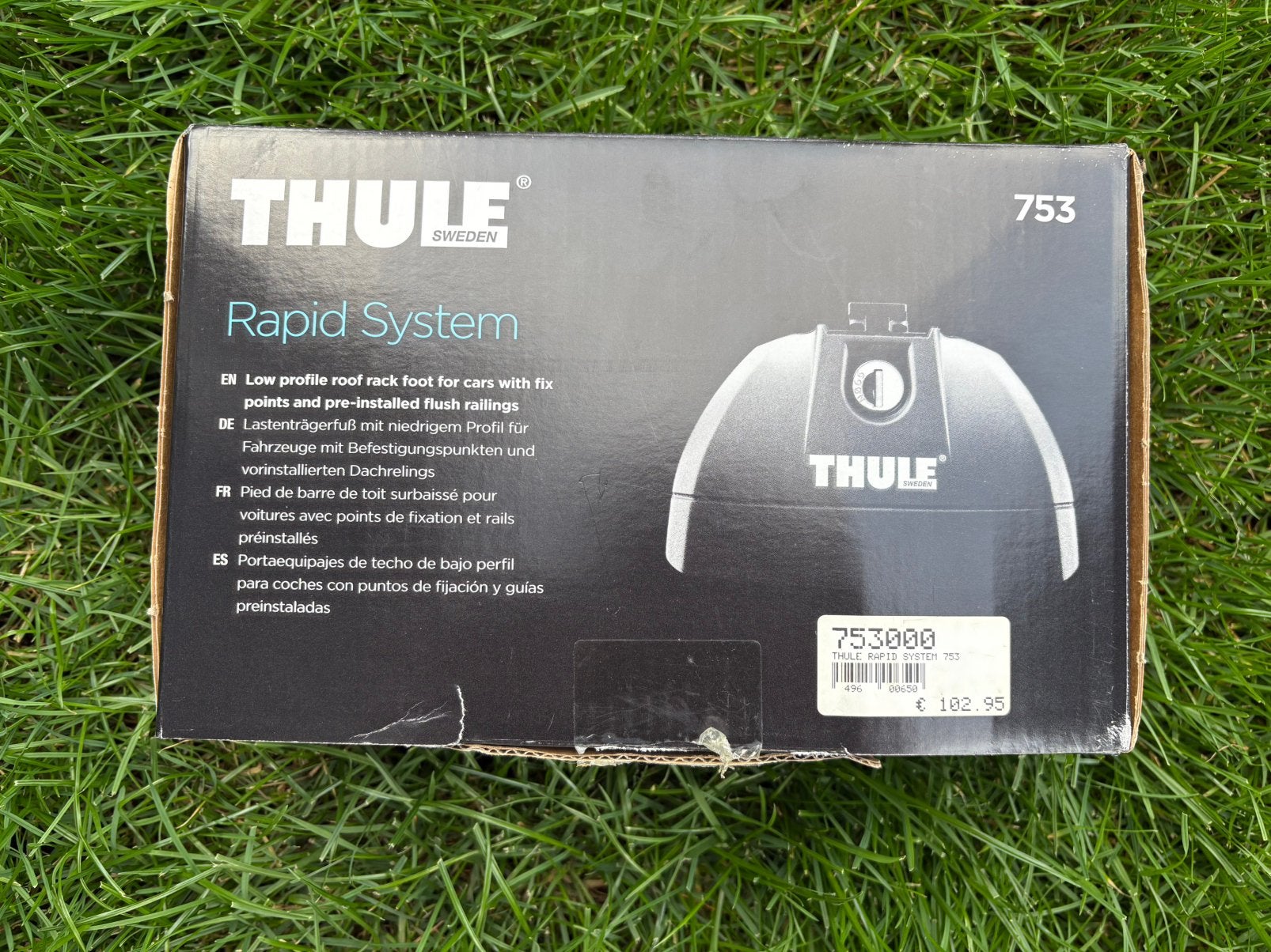 Thule Rapid 753 voetsteunen set, Ophalen of Verzenden, Zo goed als nieuw