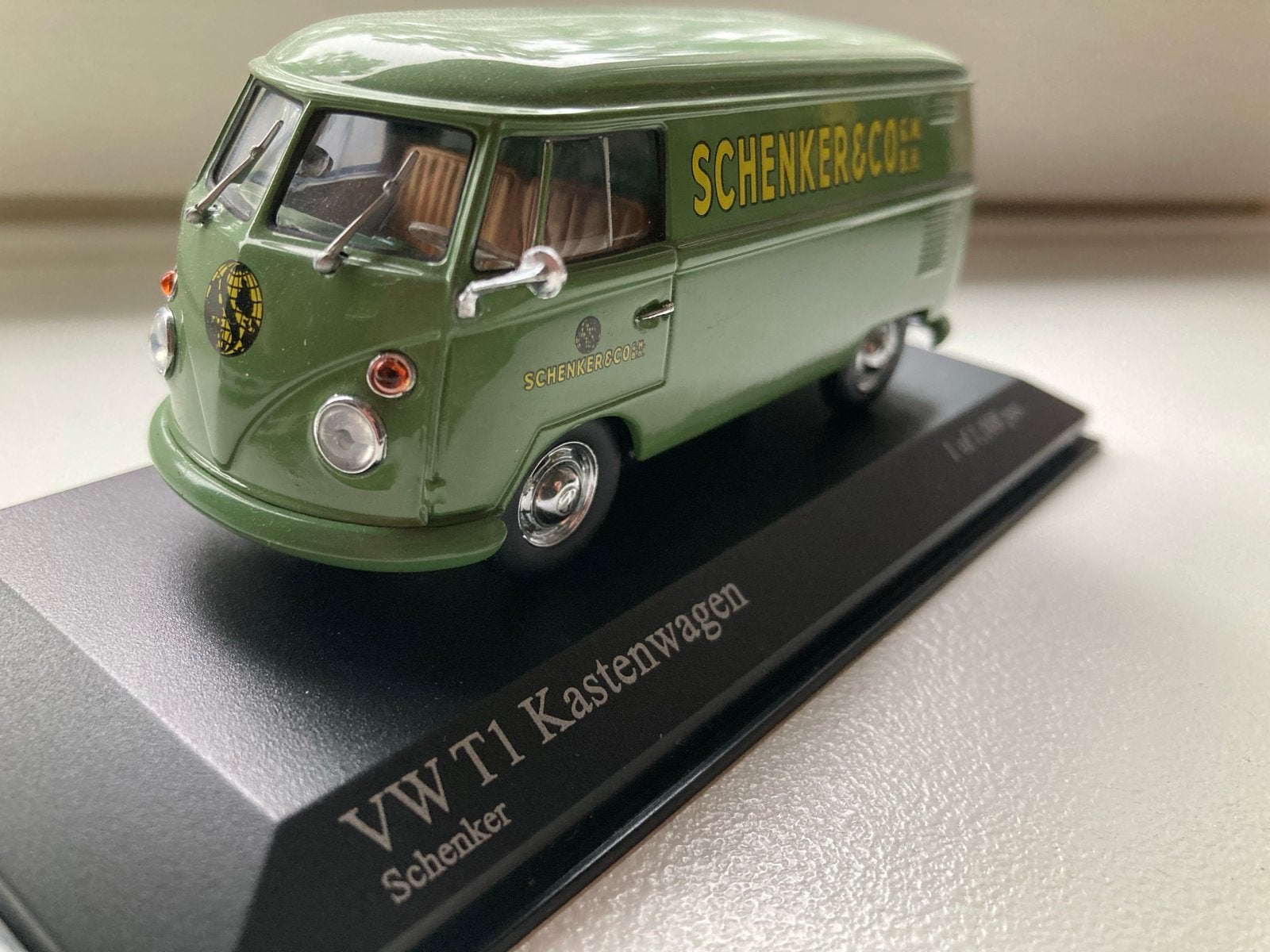Minichamps Volkswagen T1 Kastenwagen Schenker 1/43 Limited, Ophalen of Verzenden, Nieuw, Bus of Vrachtwagen, MiniChamps