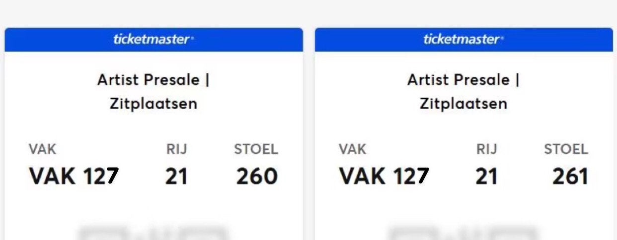 4x 4 juli Bruno Mars the romantic tour tickets!, Tickets en Kaartjes, Drie personen of meer, Juli