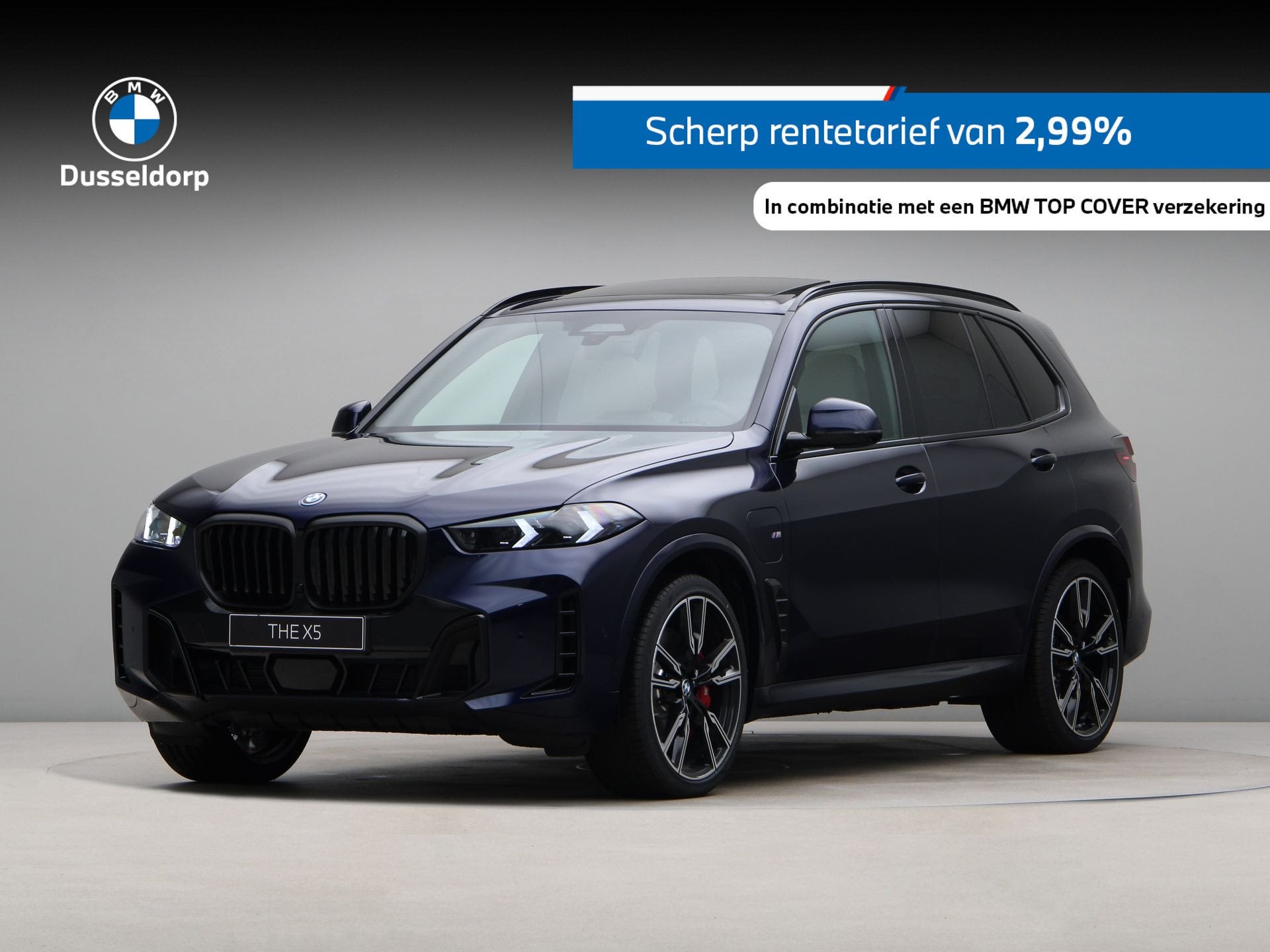 BMW X5 xDrive50e (bj 2026, automaat), Auto's, Automaat, X5, 2395 kg, Blauw