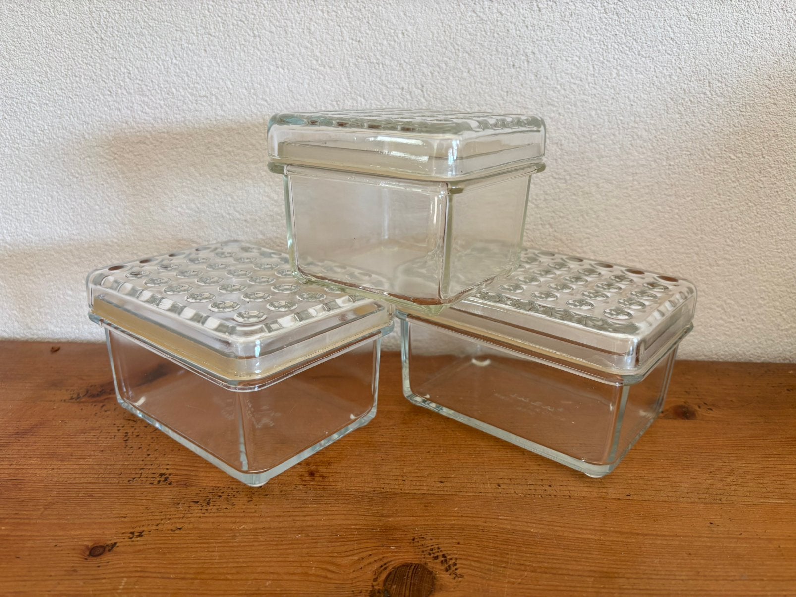 Vintage Ikea Koloni glazen opbergdozen, Voorraadpot, Ophalen of Verzenden, Gebruikt