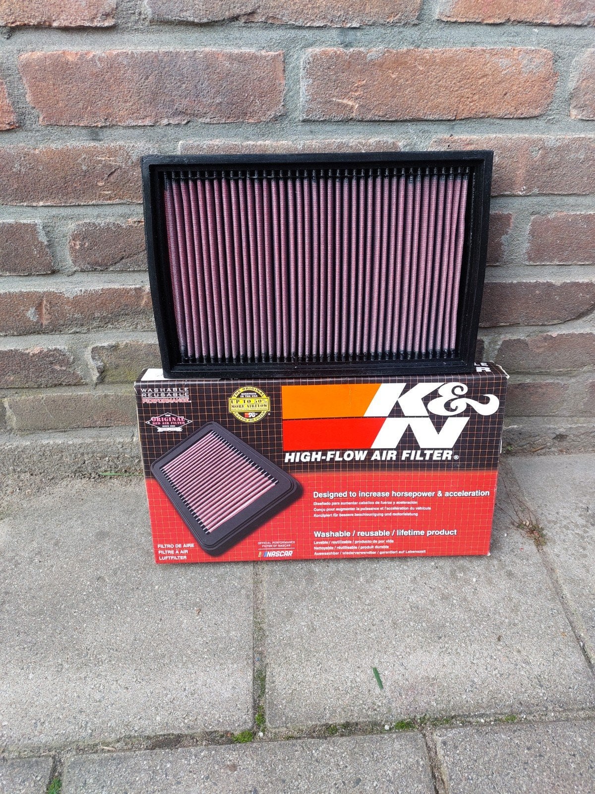 K&N High-Flow Luchtfilter - Meer Vermogen & Levenslang, Auto-onderdelen, Ophalen of Verzenden, Nieuw, Universele onderdelen