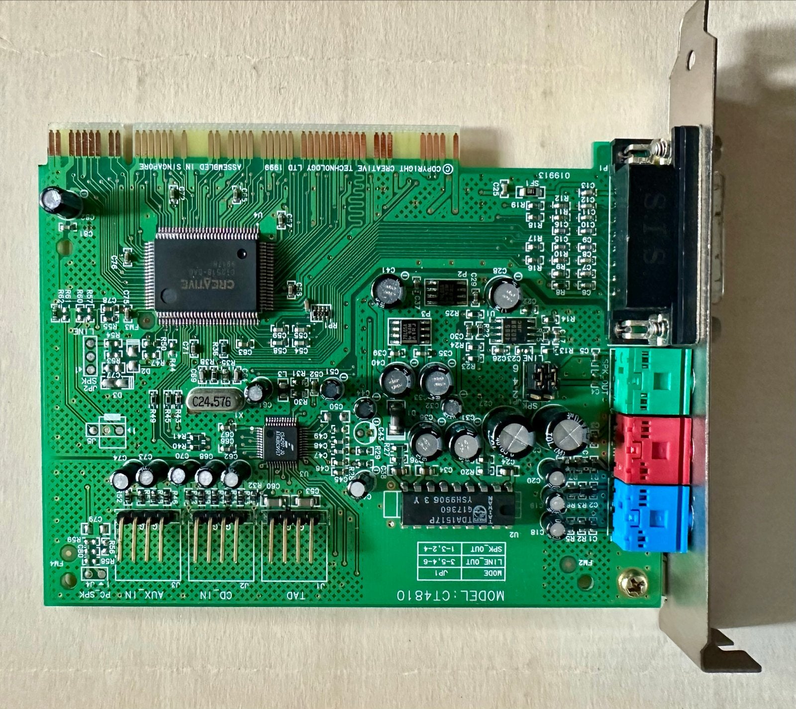 Creative Sound Blaster CT4810 geluidskaart - Zonder doos, Computers en Software, Ophalen of Verzenden, Gebruikt, Intern