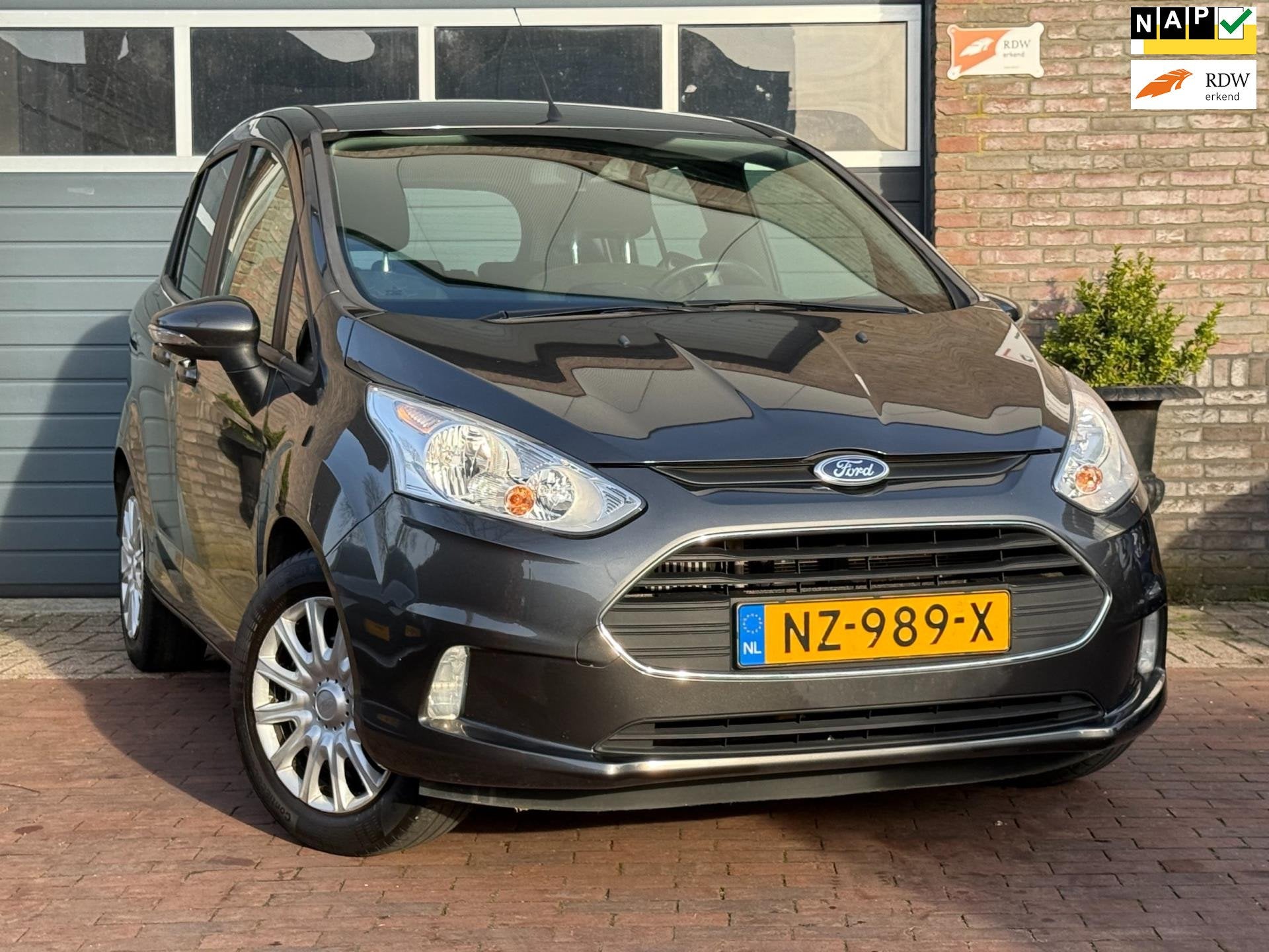 Ford B-Max 1.0 EcoBoost Style|Airco|Navi., Auto's, Voorwielaandrijving, Gebruikt, Origineel Nederlands, Bedrijf
