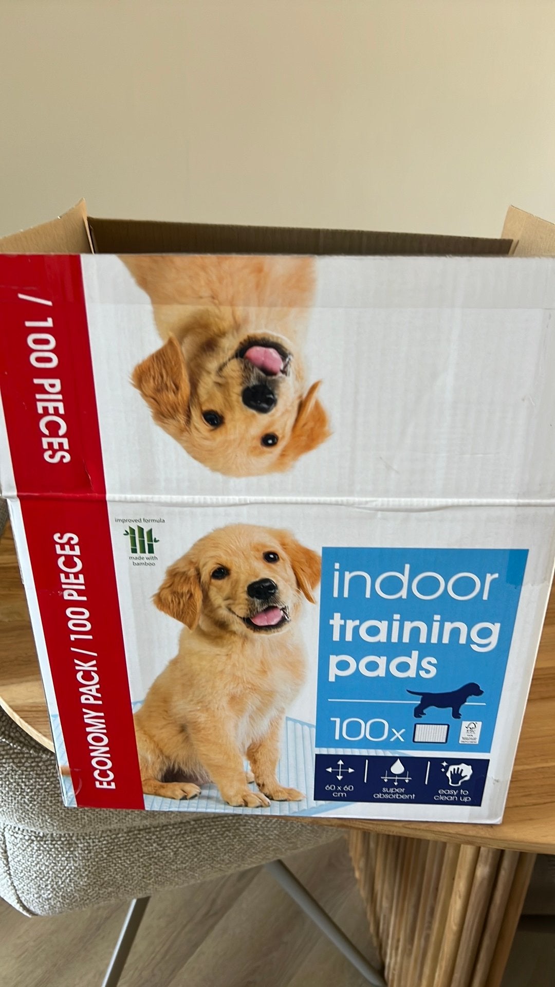 Puppy trainingpads +- 97 stuks, Dieren en Toebehoren, Ophalen of Verzenden, Zo goed als nieuw