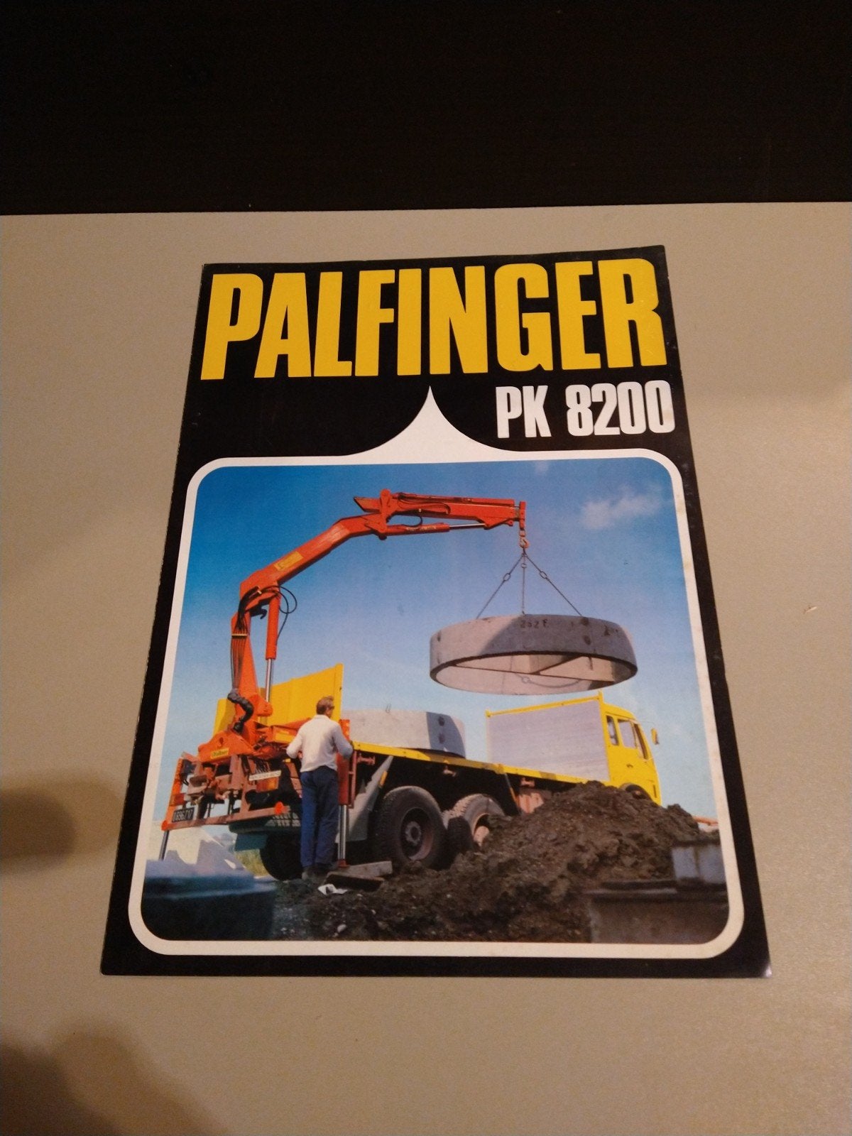Palfinger PK 8200 Kraan Folder - Zeldzaam!, Ophalen of Verzenden, Zo goed als nieuw, Palfinger