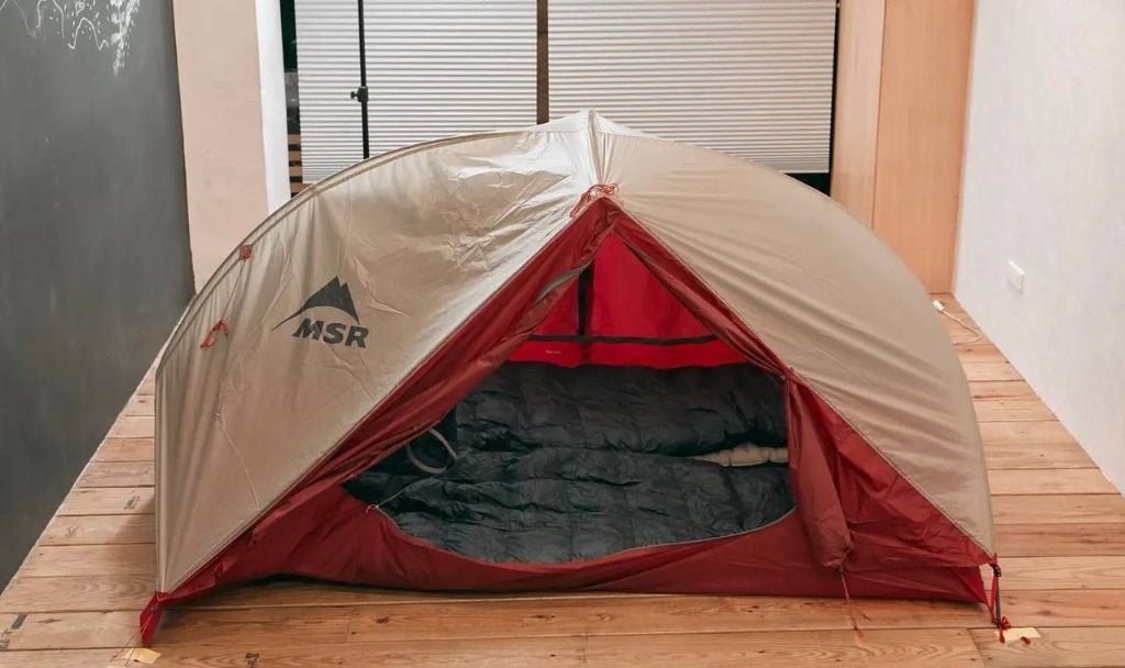 MSR Hubba Hubba NX, Caravans en Kamperen, Ophalen of Verzenden, Zo goed als nieuw, Tot en met 2