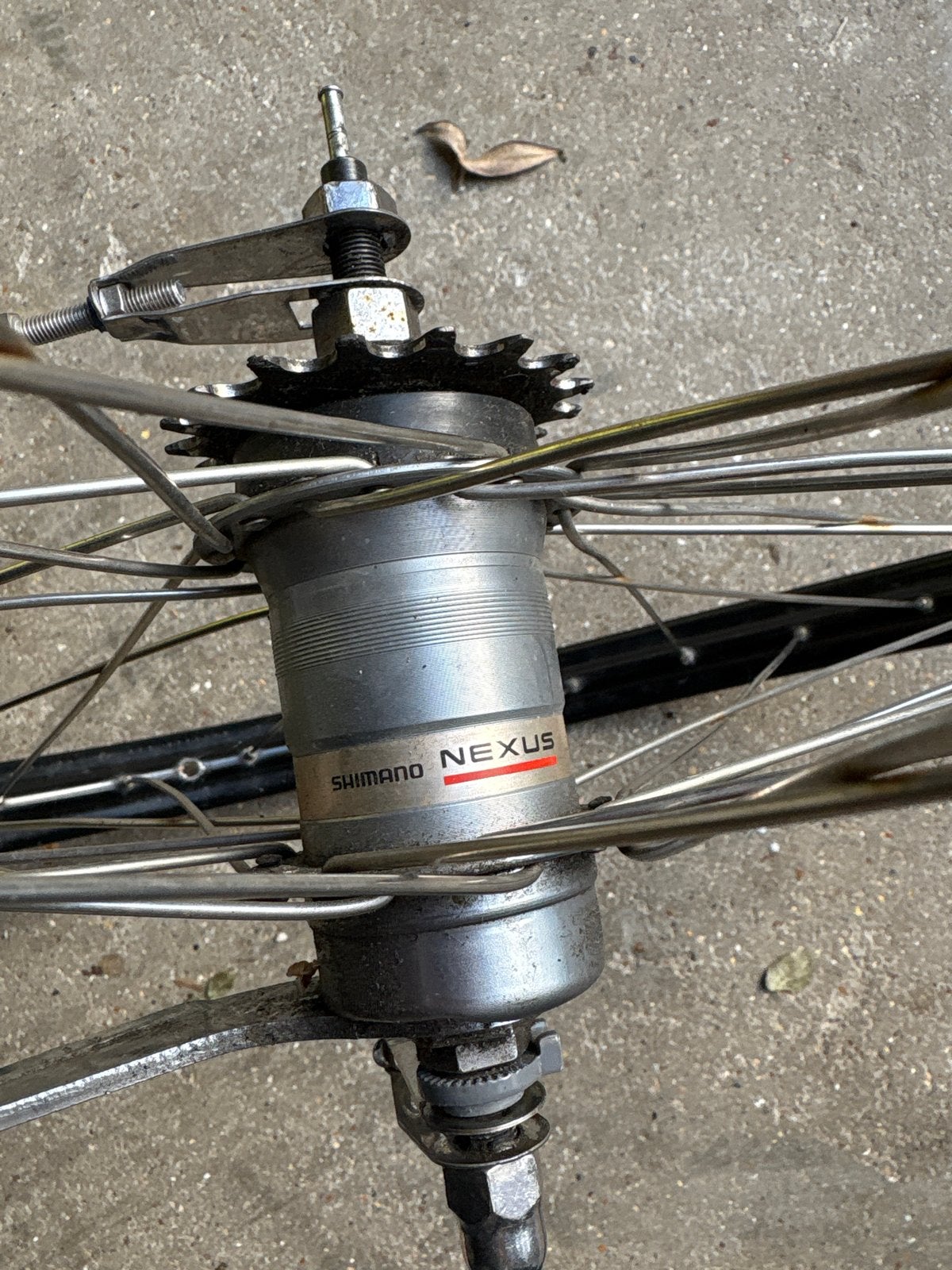 Shimano Nexus 3 versnellingen naaf met terugtraprem, Fietsen en Brommers, Gebruikt, Overige typen, Staal, Ophalen of Verzenden