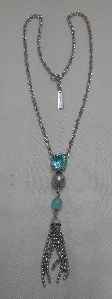 Zilveren Ti Sento collier met flos nr.1150, Verstelbaar, Verzenden, Zo goed als nieuw, Zilver