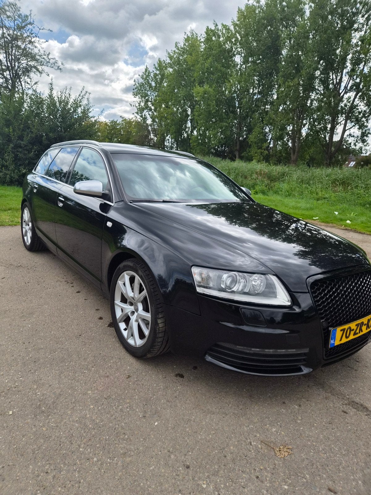 Audi A6 2.8 automaat alcatarna zwart, Auto's, Audi, Automaat, 2773 cc, Zwart, Stationwagon