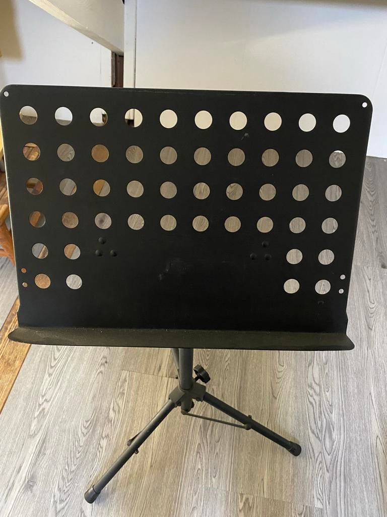 Stevige Muzieklessenaar - Zwart, Verstelbaar, Ophalen, Gebruikt, Muziekstandaard, Overige instrumenten